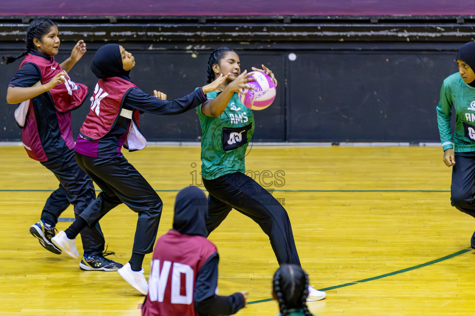 Day 4 of Inter-School Netball Tournament 2025 was held in Social Center Indoor Hall on Tuesday, 21th October 2025. Photos: Areef Adam / images.mv
