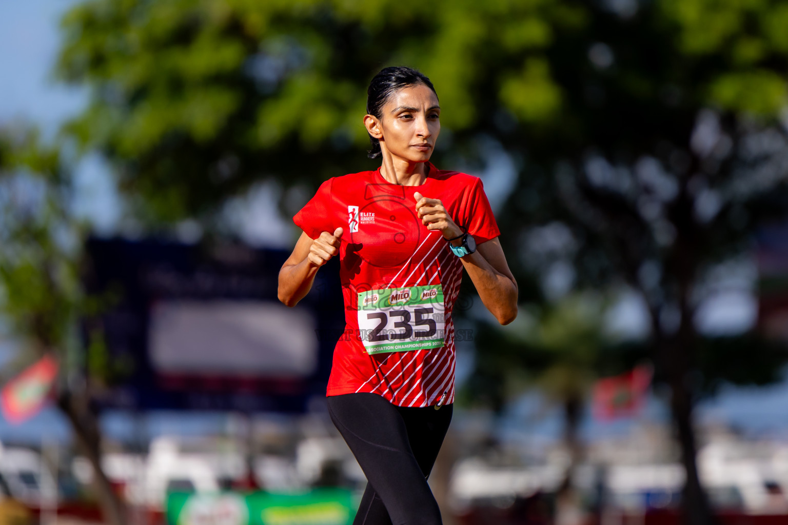 Day 2 of 12th Milo Association Championships was held in Ekuveni Track at Male', Maldives on Friday, 25th April 2025. Photos: Nausham Waheed / images.mv