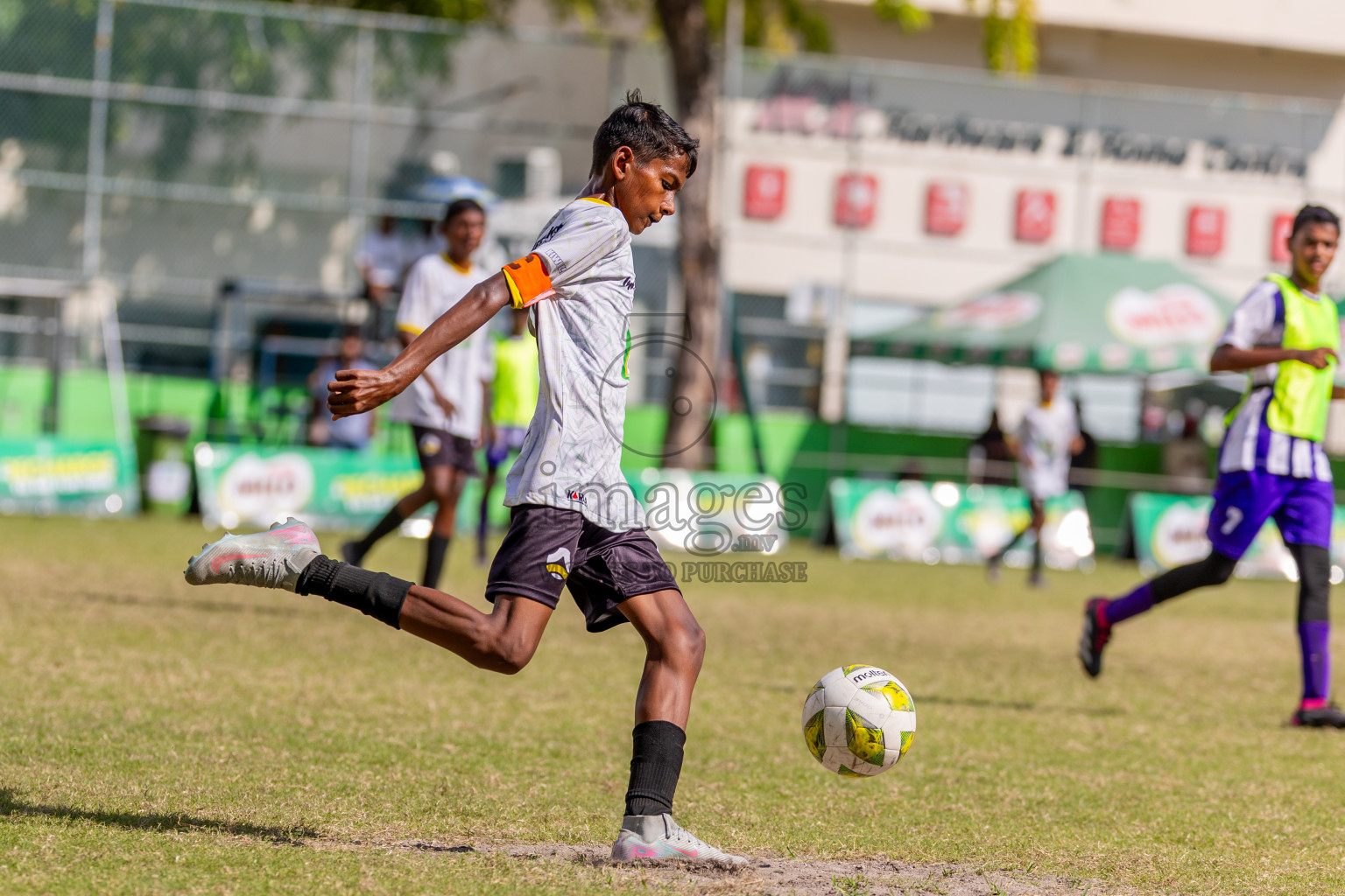 Day 4 of MILO Academy Championship 2025 (U14) was held on Sunday, 2nd November 2025 at Henveiru Football Grounds, Male', Maldives . 
Photos: Ismail Thoriq / images.mv