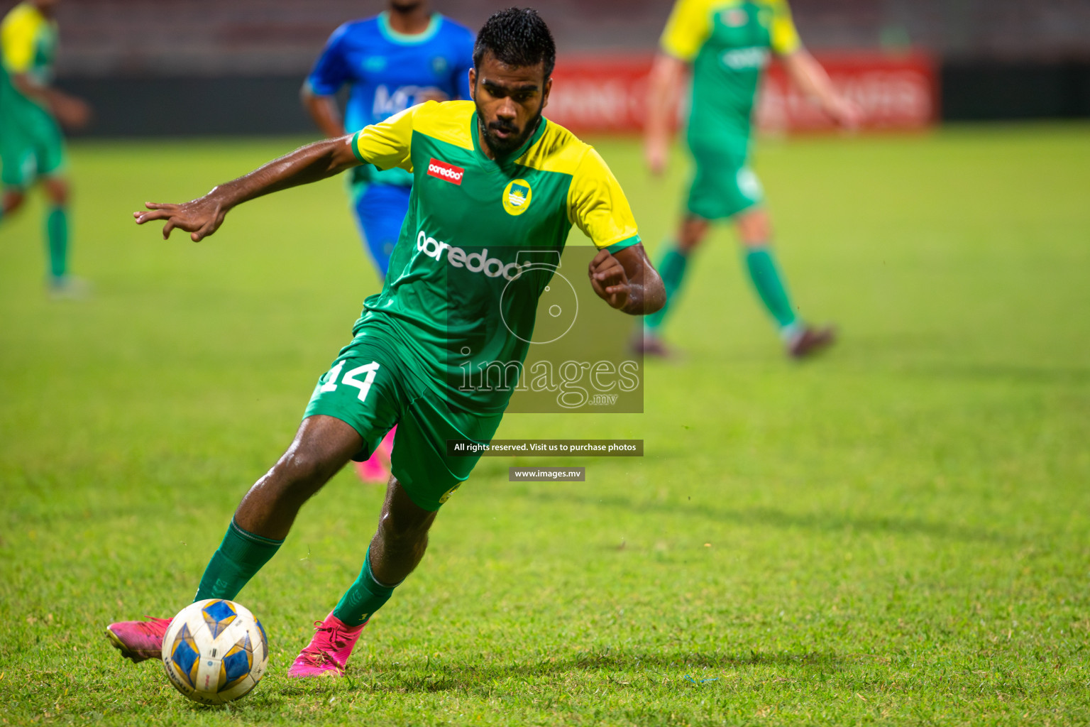 Dhivehi Premier League 2023 - Maziya Sports & Recreation vs Super United Sports, held in National Football Stadium, Male', Maldives  Photos: Mohamed Mahfooz Moosa/ Images.mv