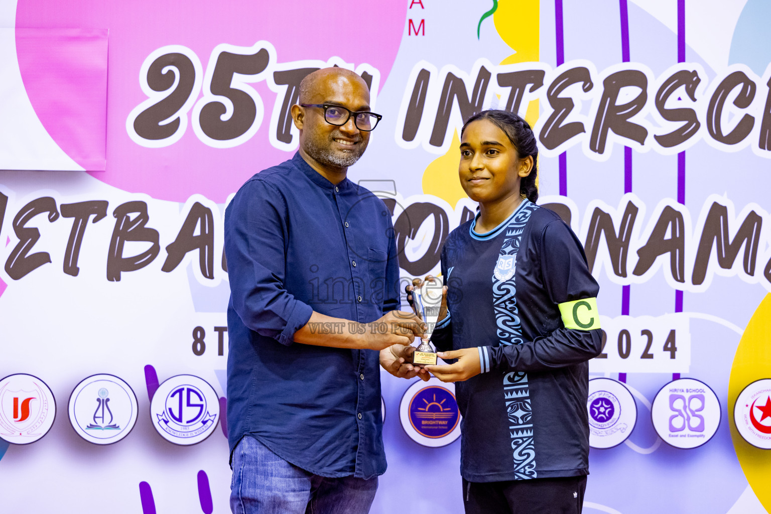 Day 2 of 25th Inter-School Netball Tournament was held in Social Center at Male', Maldives on Saturday, 10th August 2024. Photos: Nausham Waheed / images.mv