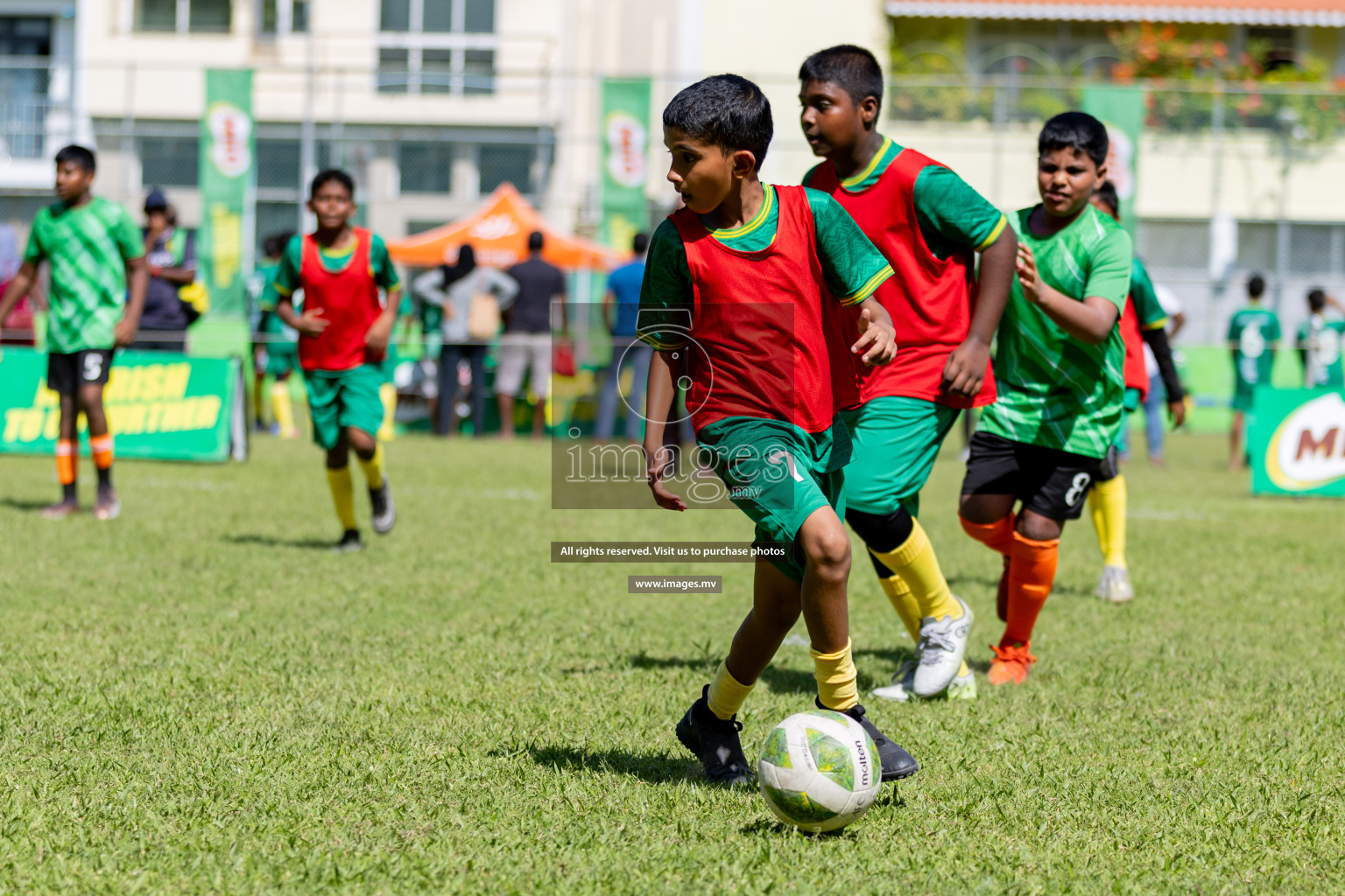 Day 1 of MILO Academy Championship 2023 (U12) was held in Henveiru Football Grounds, Male', Maldives, on Friday, 18th August 2023.