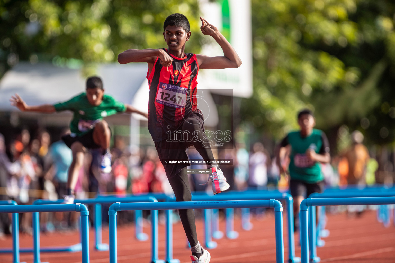 Day 4 of Inter-School Athletics Championship held in Male', Maldives on 26th May 2022. Photos by: Nausham Waheed / images.mv