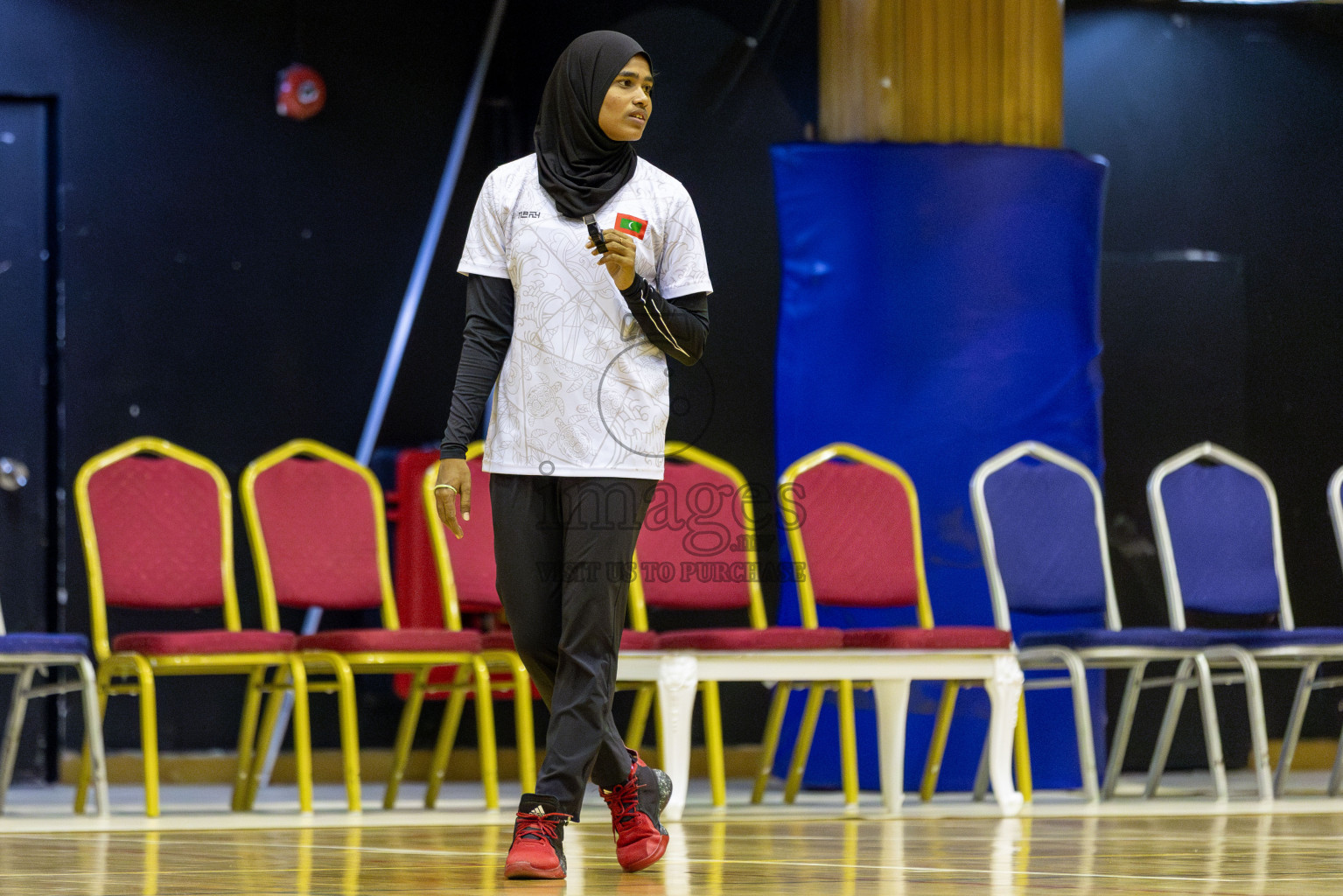 FIONTI A Team vs High flyers in Day 2 of 3rd Junior Championship - Netball association of Maldives, held at Social Center on Monday 20th January 2025 . Photos by Shuu Abdul Sattar