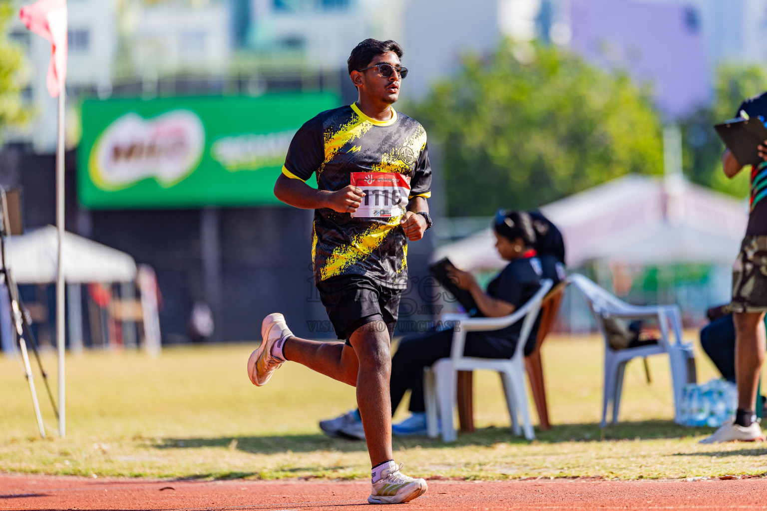 Day 2 of Inter-school Athletics Championship 2025 held in Ekuveni Synthetic Track, Male', Maldives on Tuesday, 07th October 2025. Photos by: Areef Adam / Images.mv