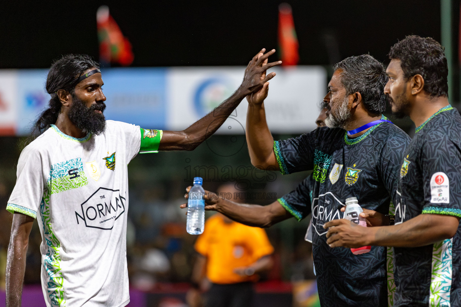 WAMCO vs STELCO RC in the Semi Finals of Club Maldives Cup 2024 held in Rehendi Futsal Ground, Hulhumale', Maldives on Monday, 14th October 2024. Photos: Hassan Simah / images.mv