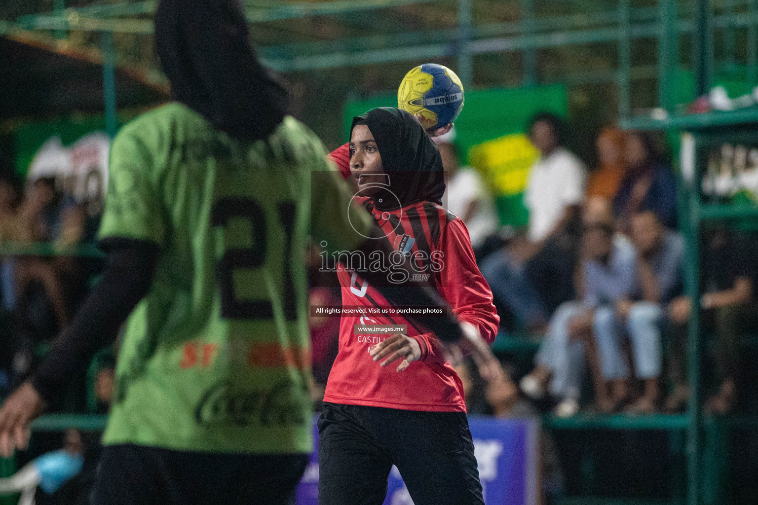 Day 9 of 6th MILO Handball Maldives Championship 2023, held in Handball ground, Male', Maldives on 28th May 2023 Photos: Nausham Waheed/ Images.mv