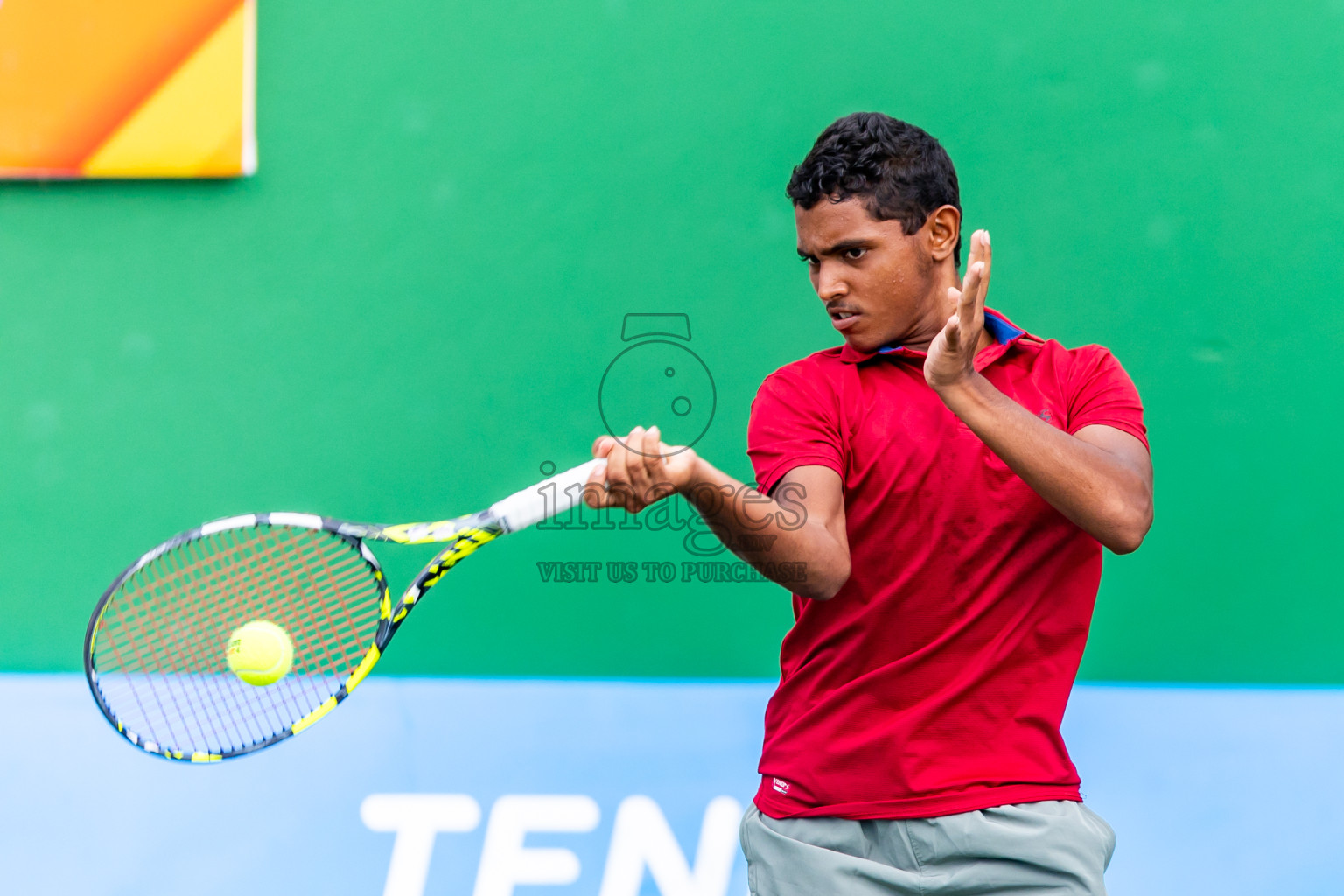 Day 7 of ATF Maldives Junior Open Tennis was held in Male' Tennis Court, Male', Maldives on Wednesday, 18th December 2024. Photos: Nausham Waheed/ images.mv