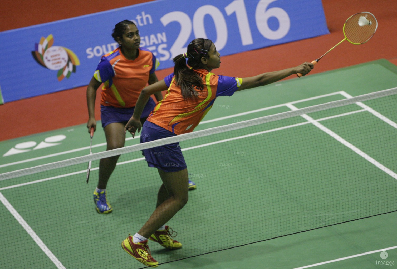 Day 3 of Maldives Badminton matches in the South Asian Games in Shillong, India 2016 (Images.mv Photo: Mohamed Ahsan)