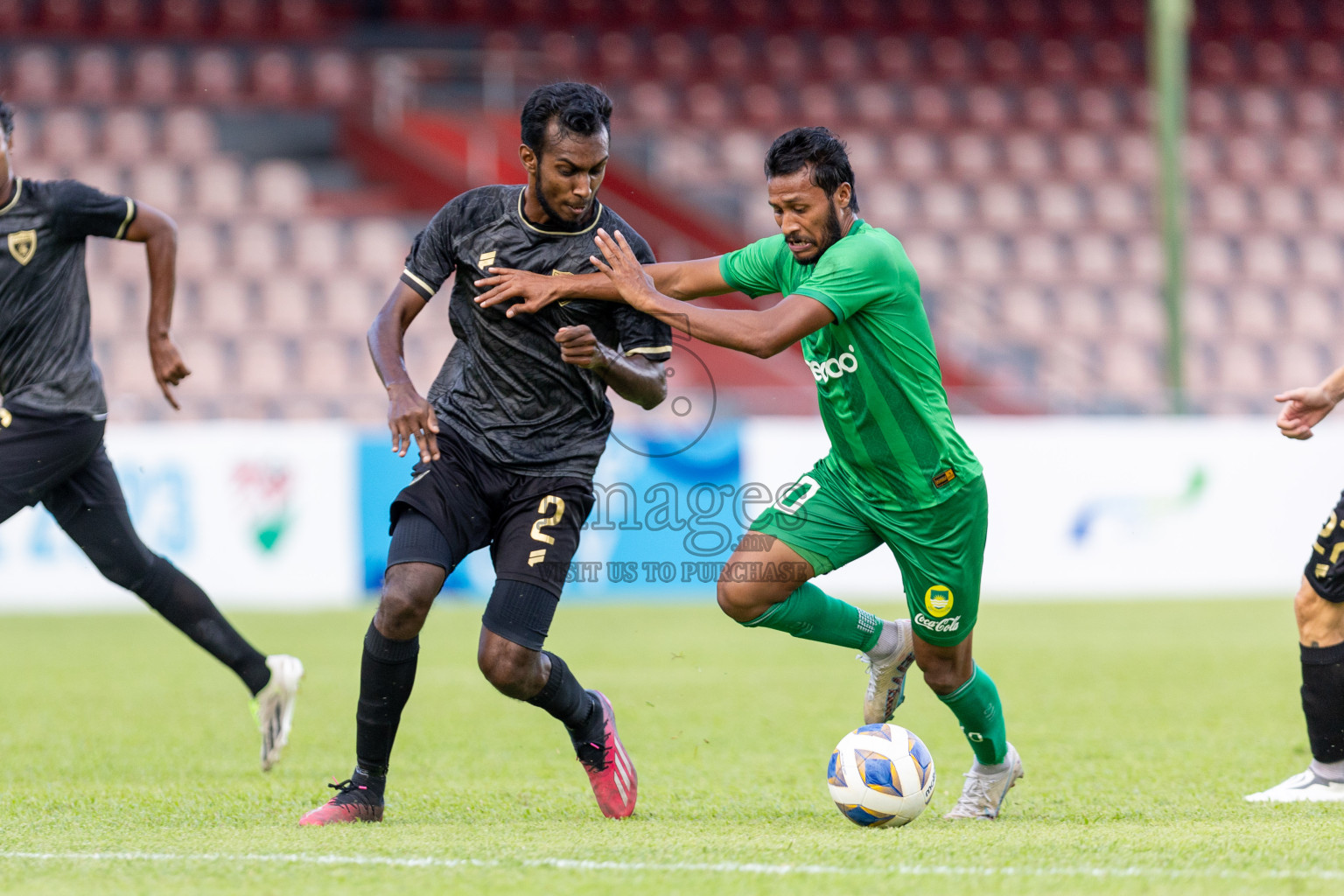 Maziya Sports & Recreation vs Club Eagles in the final of Dhivehi Premier League 2023 , held in National Football Stadium, Male', Maldives Photos: Nausham Waheed/ Images.mv