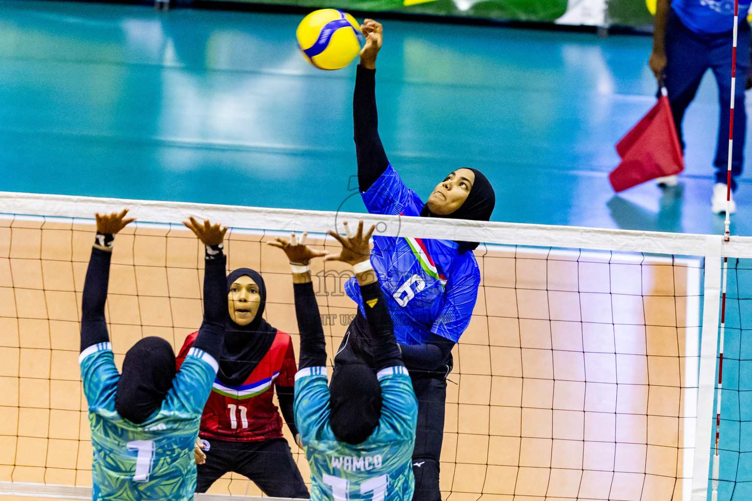 Final of Women's Division of Milo VAM Cup 2024 held in Male', Maldives on Saturday, 13th July 2024 at Social Center Indoor Hall Photos By: Nausham Waheed / images.mv