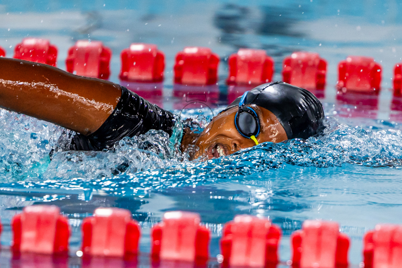 Day 2 of National Swimming Competition 2024 held in Hulhumale', Maldives on Saturday, 14th December 2024. Photos: Nausham Waheed / images.mv