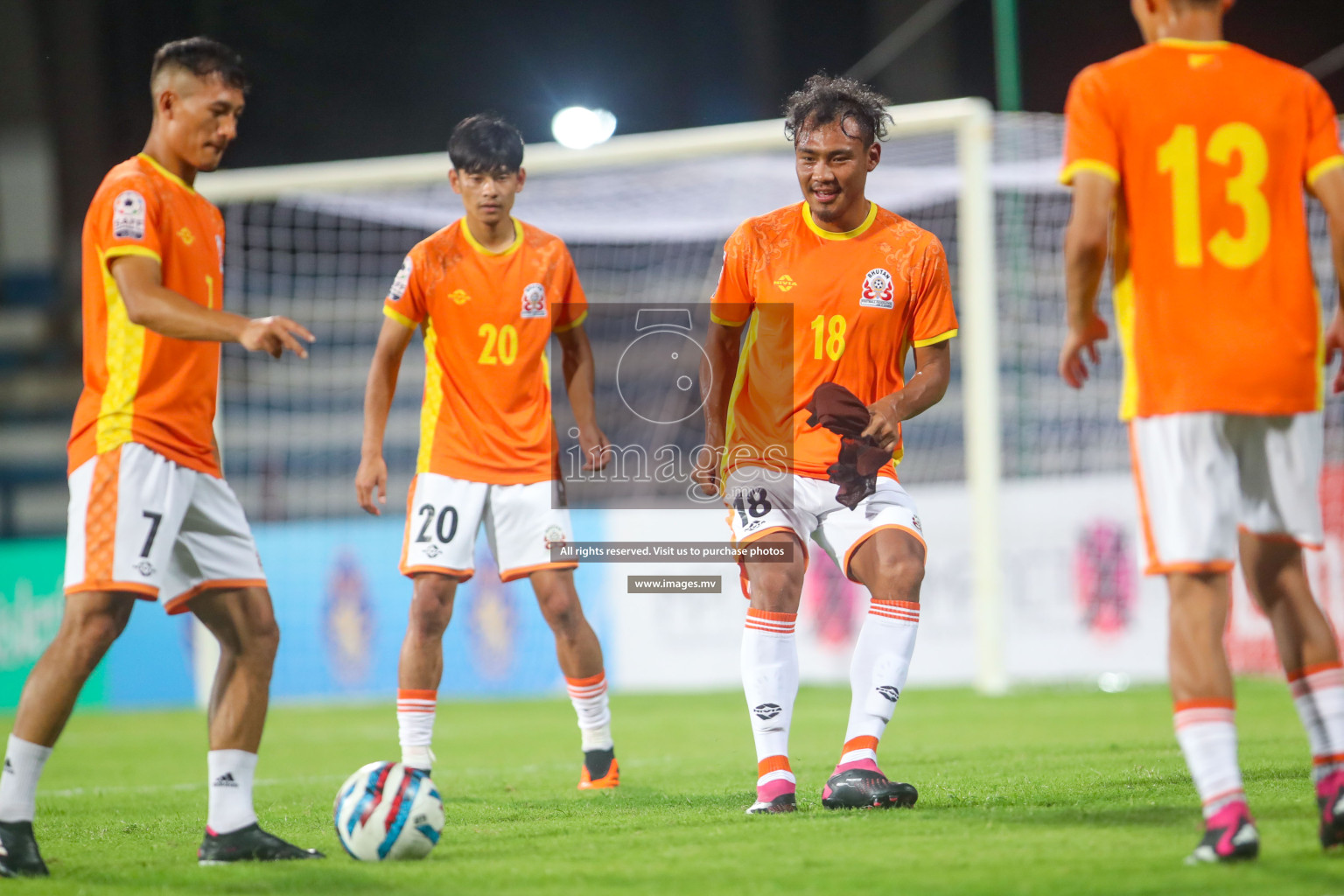 Maldives vs Bhutan in SAFF Championship 2023 held in Sree Kanteerava Stadium, Bengaluru, India, on Wednesday, 22nd June 2023. Photos: Nausham Waheed / images.mv