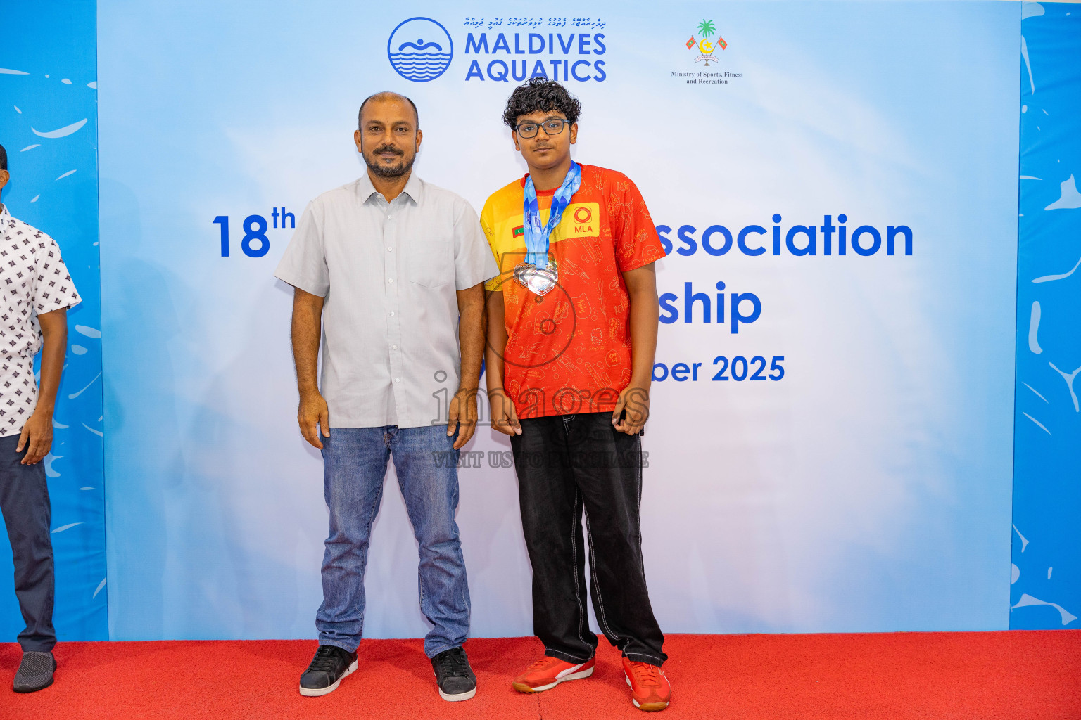 18th Swimming Association Championship 2025, Closing Ceremony was held on Saturday, 29th November 2025 at Swimming Track Hulhumale', Maldives. Photos: Areef Adam / images.mv
