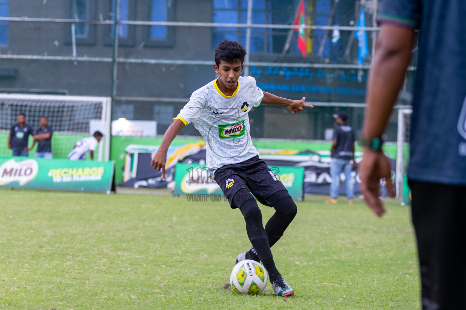 Day 1 of MILO Academy Championship 2025 (U14) was held on Thursday, 30th October 2025 at Henveiru Football Grounds, Male', Maldives . 
Photos: Ismail Thoriq / images.mv