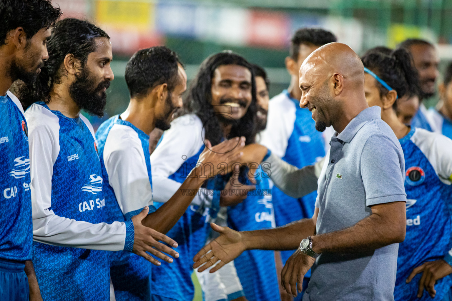 M. Mulak vs M. Naalaafushi in Meemu Atoll Final on Day 30 of Golden Futsal Challenge 2024, held on Tuesday , 14th February 2024 in Hulhumale', Maldives 
Photos: Hassan Simah / images.mv