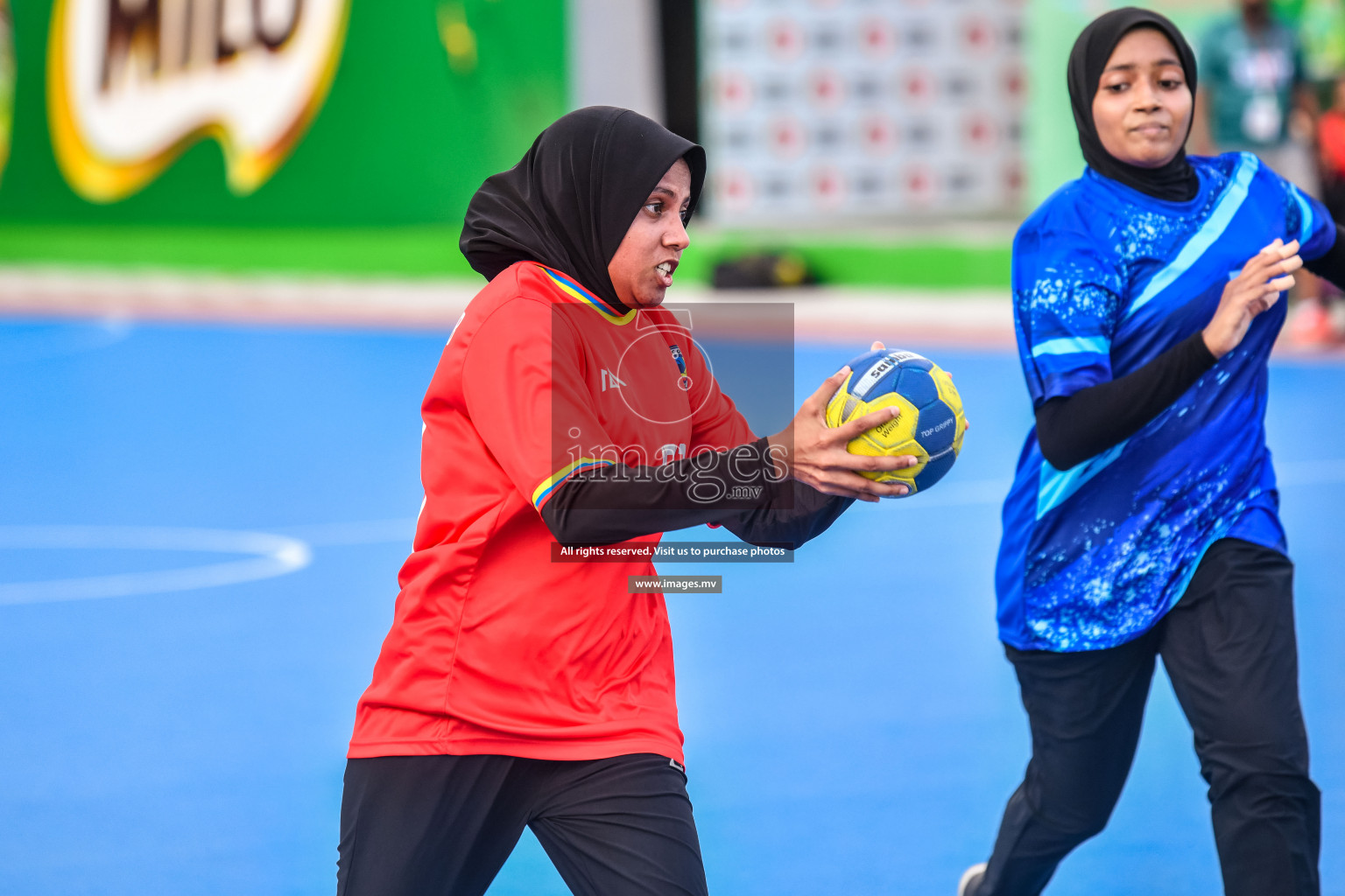 Day 7 of MILO 6th Inter Office Handball Tournament 2022 Photos by Nausham waheed