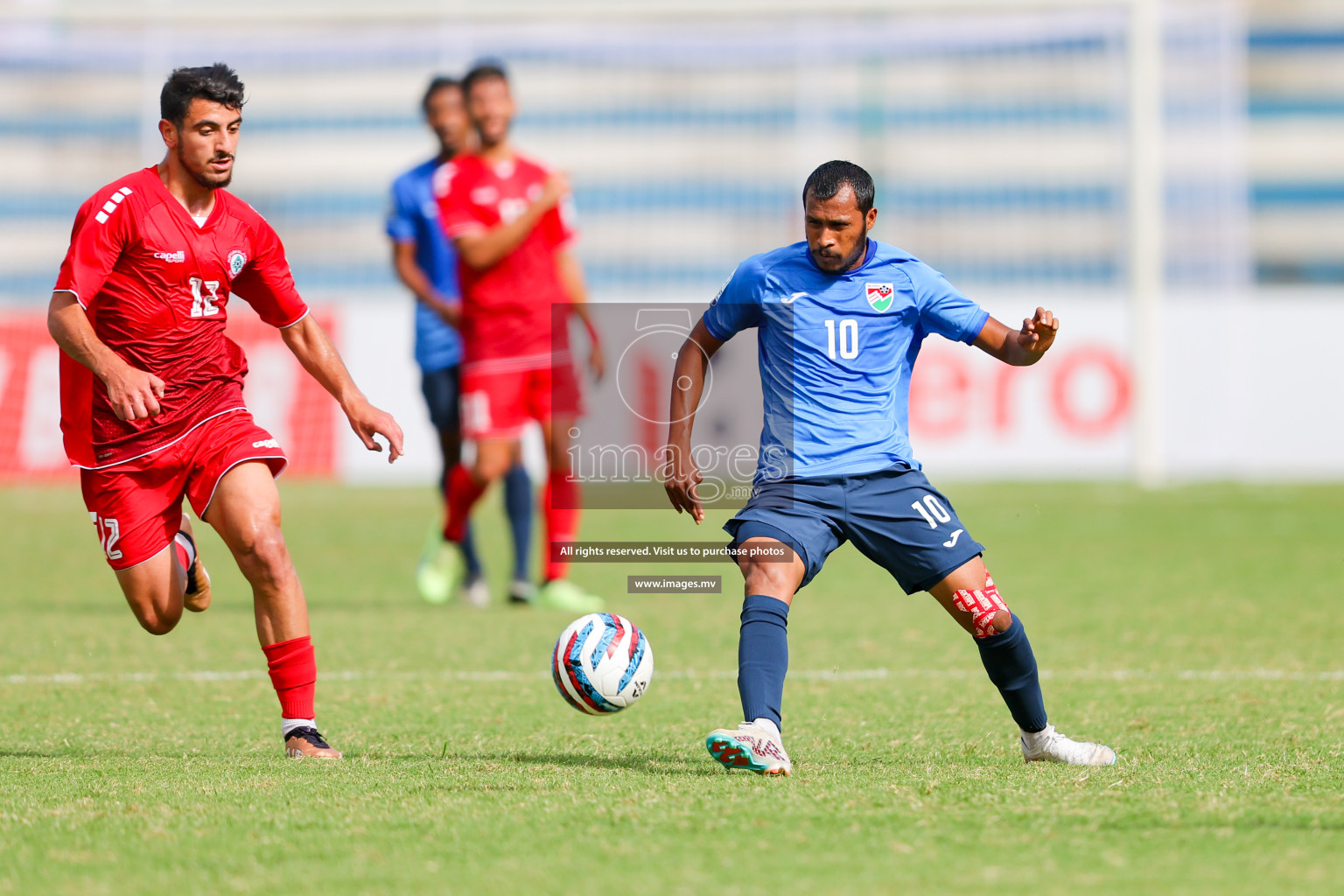 Lebanon vs Maldives in SAFF Championship 2023 held in Sree Kanteerava Stadium, Bengaluru, India, on Tuesday, 28th June 2023. Photos: Nausham Waheed, Hassan Simah / images.mv