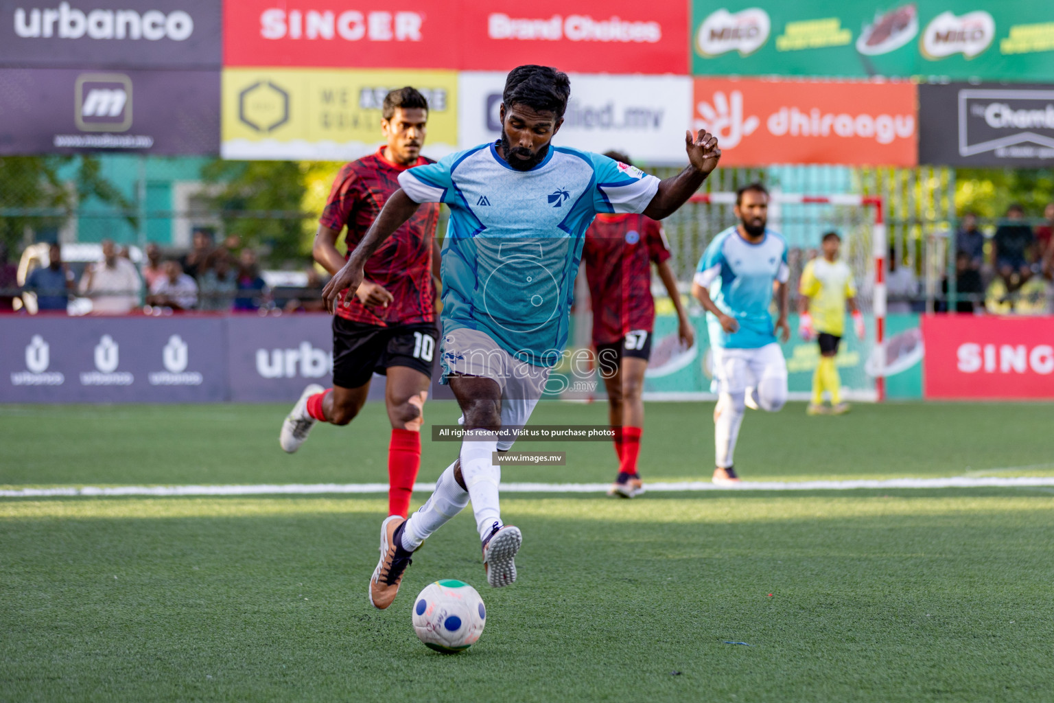 MACL vs Police Club in Club Maldives Cup 2023 held in Hulhumale, Maldives, on Saturday, 22nd July 2023. Photos: Hassan Simah / images.mv