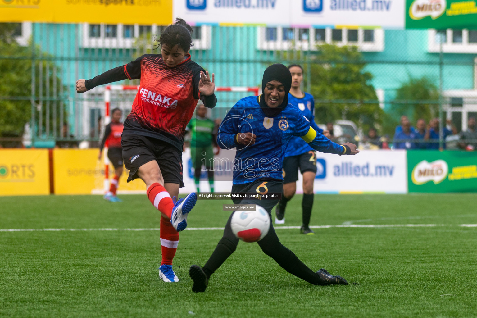 MPL vs Team Fenaka in Eighteen Thirty Women's Futsal Fiesta 2022 was held in Hulhumale', Maldives on Wednesday, 12th October 2022. Photos: Ismail Thoriq / images.mv