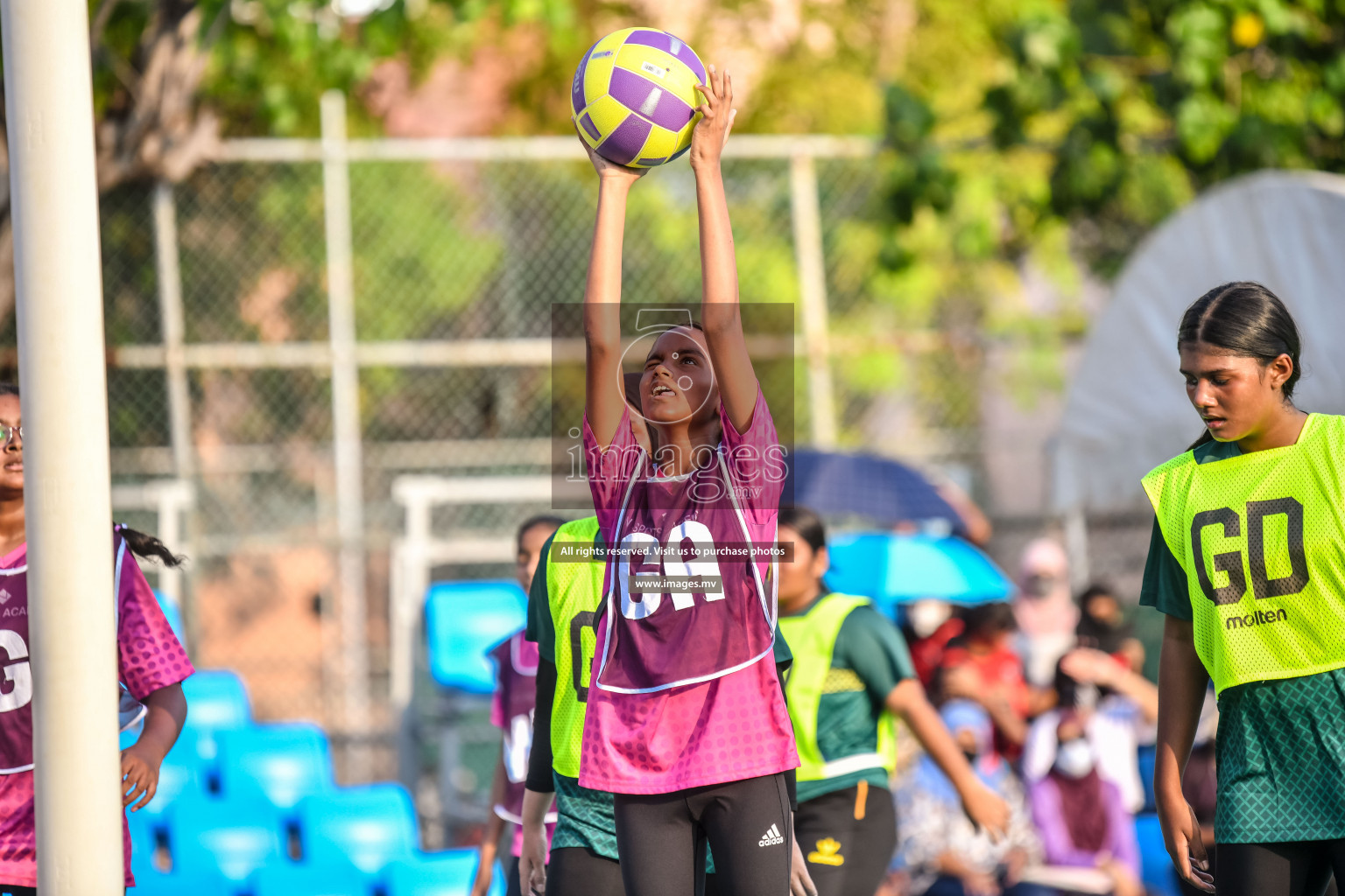 Day2  of Junior Netball Championship 2022 on 5 March 2022 held in Male', Maldives. Photos by Nausham Waheed.