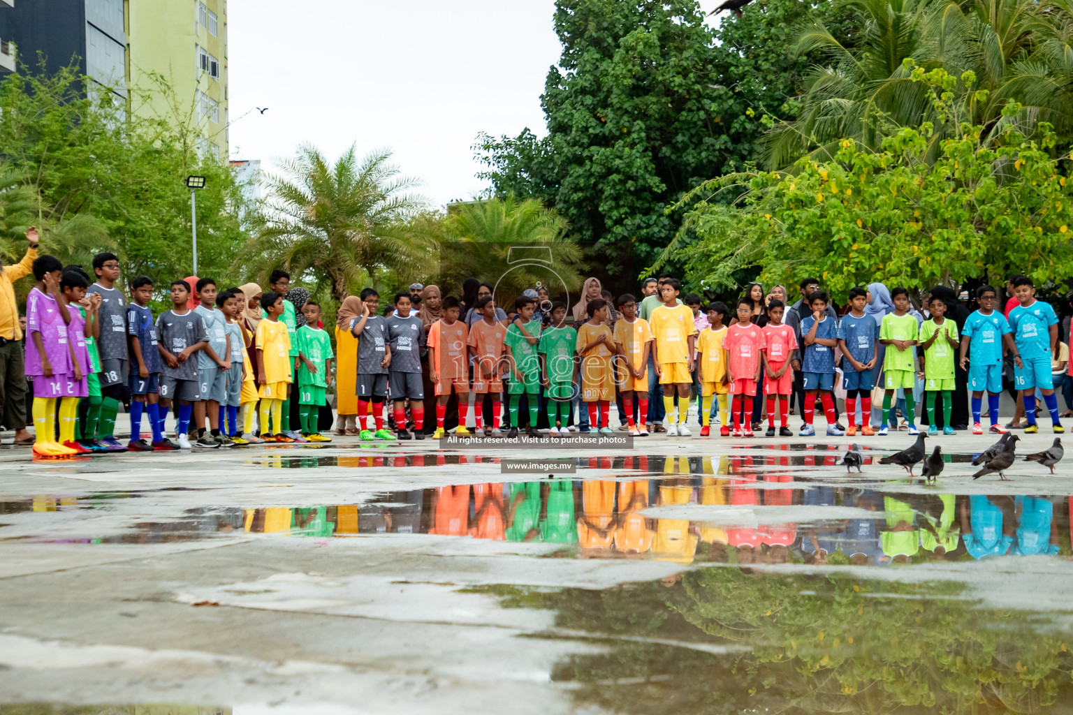 Draw Ceremony of Nestle' Kids Football Fiesta 2023 held in Artificial Beach, Male', Maldives on Saturday, 7th October 2023