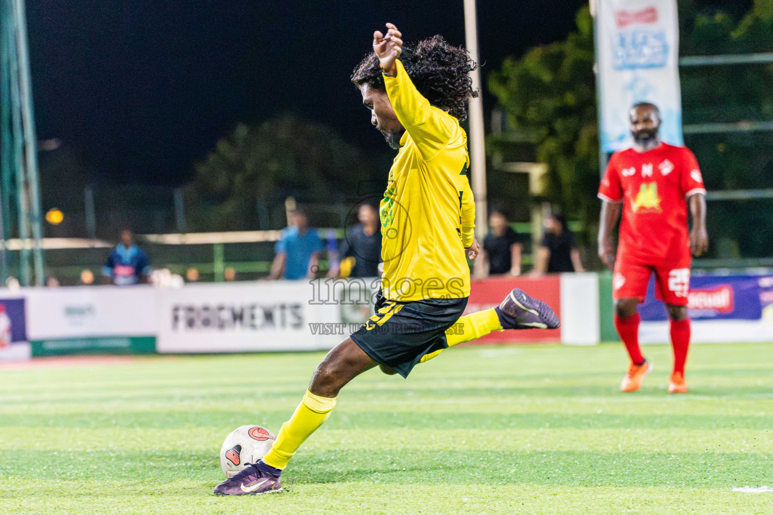 Kanmathi SC VS Kanmathi FC in Day 5 - Fonadhoo Youth Futsal Challenge 2025 held in Fonadhoo Futsal Stadium, L. Fonadhoo, Maldives on Thursday, 30th October 2025 Photos: Arif Rasheed / images.mv