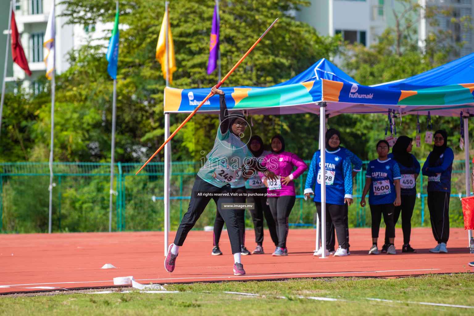 Day two of Inter School Athletics Championship 2023 was held at Hulhumale' Running Track at Hulhumale', Maldives on Sunday, 15th May 2023. Photos: Nausham Waheed / images.mv