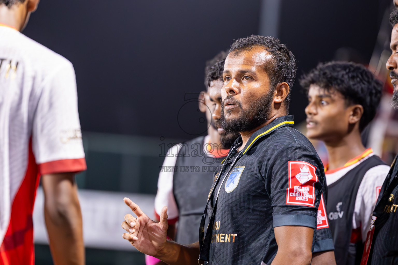 AA Mathiveri vs AA Rasdhoo in Day 15 of Golden Futsal Challenge 2025 was held on Sunday, 19th January 2025, in Hulhumale', Maldives. Photos: Ismail Thoriq / images.mv