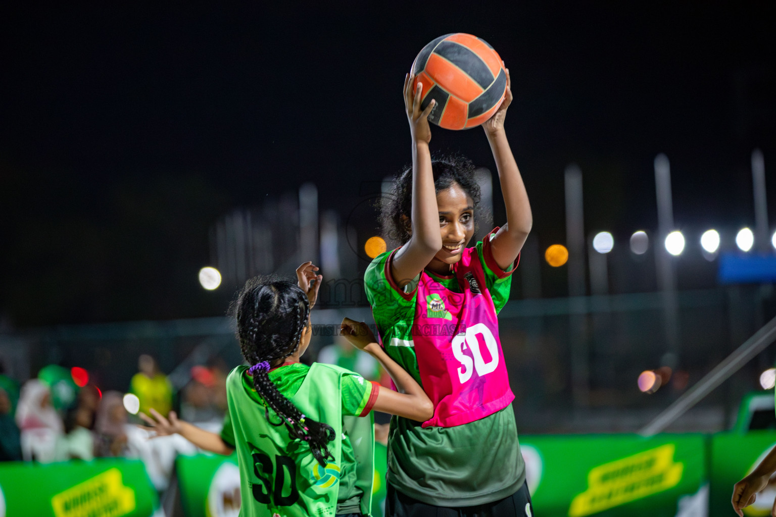 Day 4 of Milo Ramadan Half Court Netball Challenge on 24th March 2024, held in Central Park, Hulhumale, Male', Maldives