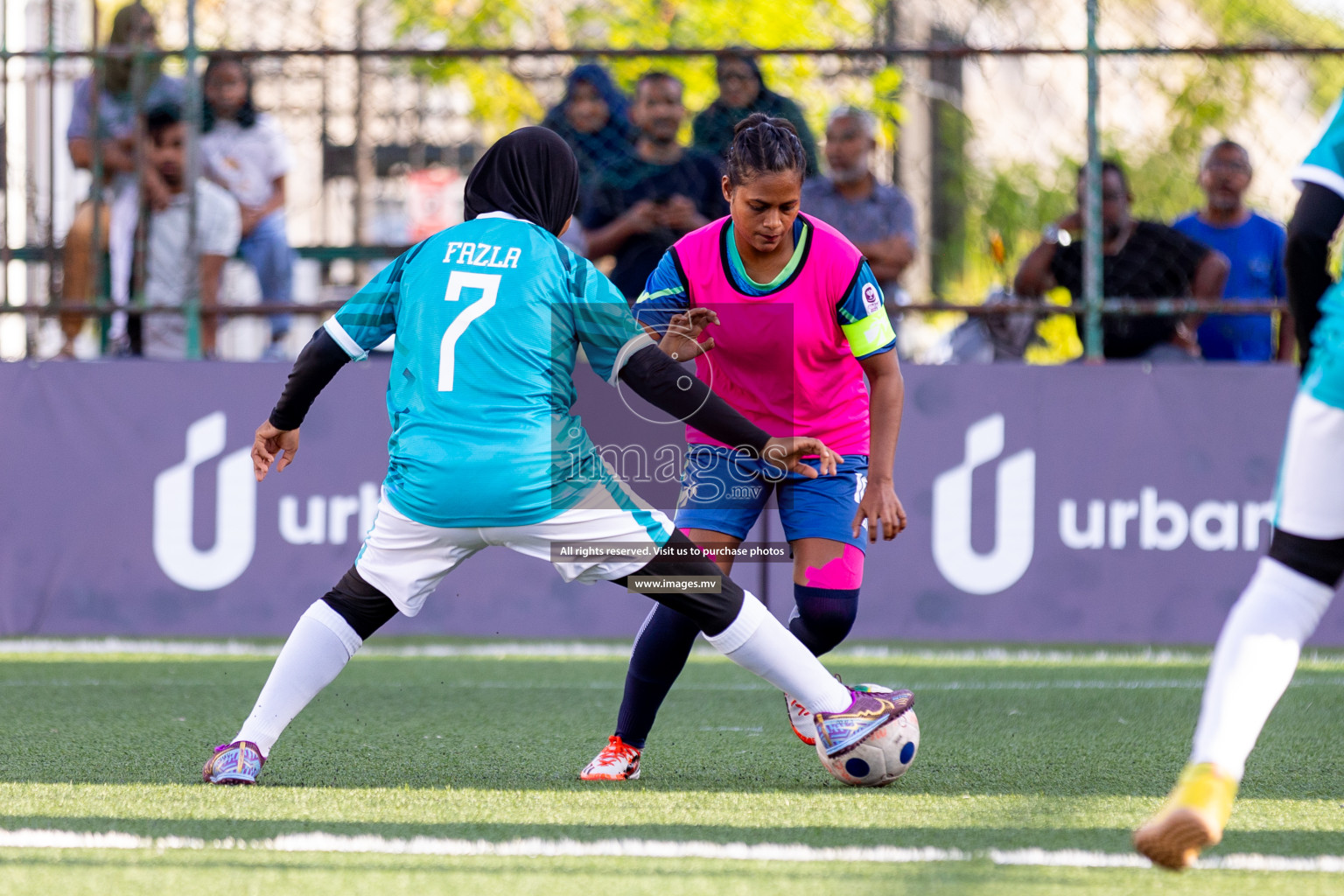 WAMCO vs MACL in 18/30 Futsal Fiesta Classic 2023 held in Hulhumale, Maldives, on Tuesday, 18th July 2023 Photos: Hassan Simah / images.mv