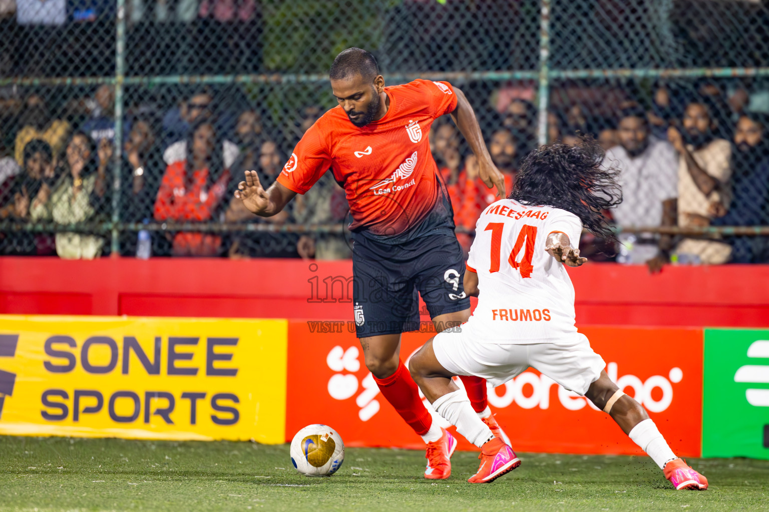 L Gan vs L Isdhoo in Laamu Atoll Finals Day 26 of Golden Futsal Challenge 2025 was held on Thursday , 30th January 2025, in Hulhumale', Maldives. Photos: Ismail Thoriq / images.mv