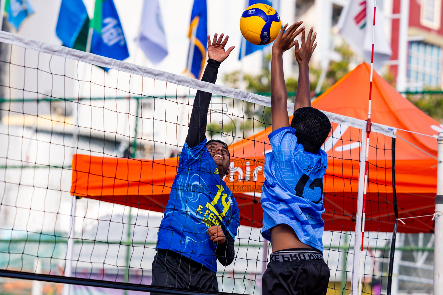 Day 13 of Interschool Volleyball Tournament 2024 was held in Ekuveni Volleyball Court at Male', Maldives on Thursday, 5th December 2024. Photos: Nausham Waheed / images.mv