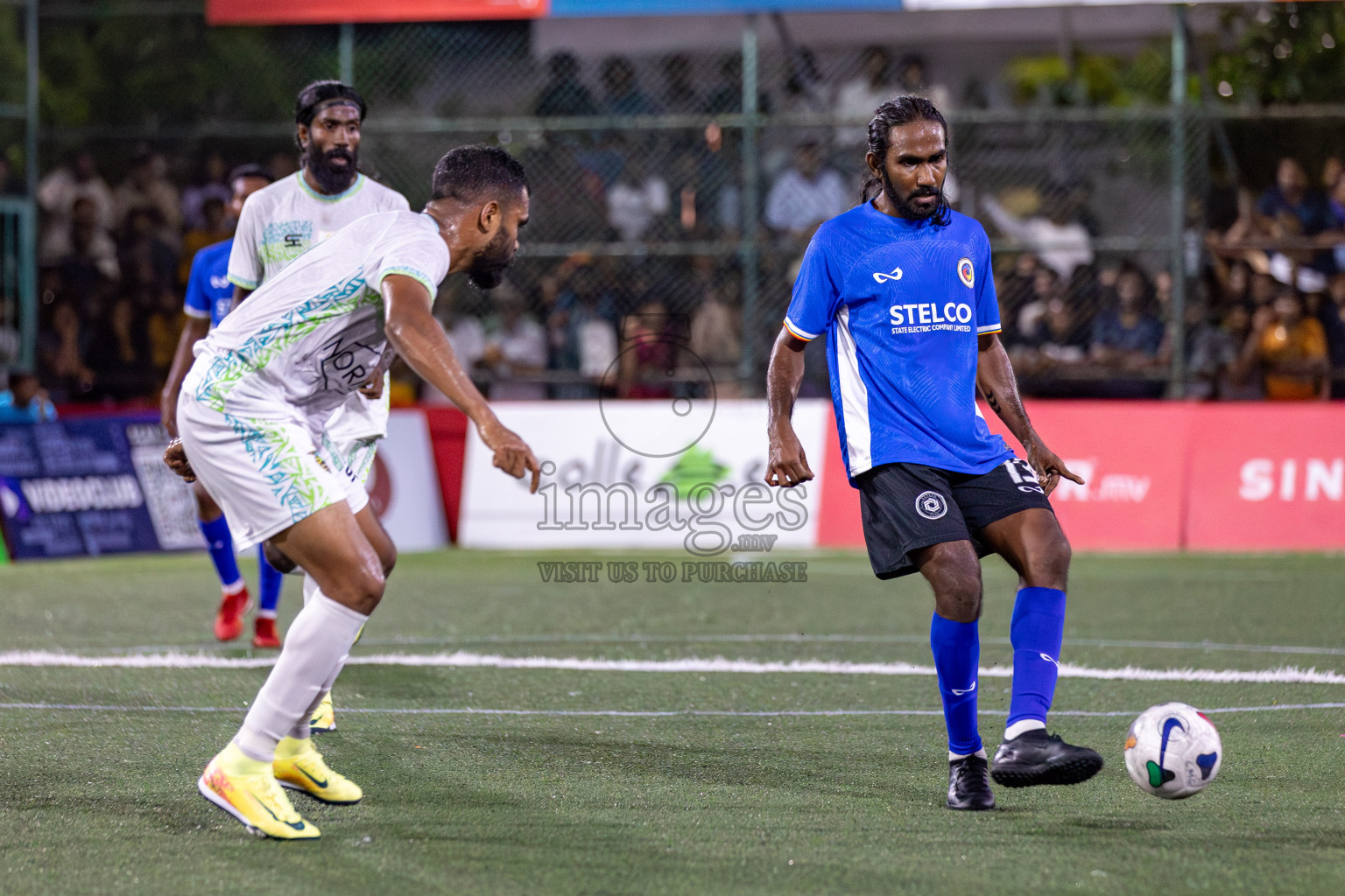 WAMCO vs STELCO RC in the Semi Finals of Club Maldives Cup 2024 held in Rehendi Futsal Ground, Hulhumale', Maldives on Monday, 14th October 2024. 
Photos: Hassan Simah / images.mv