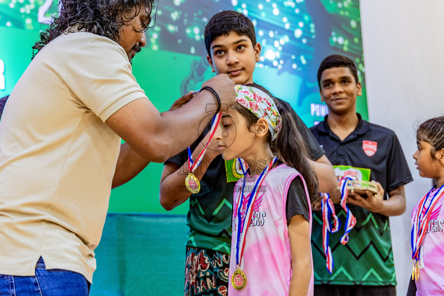 Day 3 of Milo 5 x 5 Junior Challenge 2025 - Basketball tournament held in Basketball Training Center, Male', Maldives on Saturday, 11th October 2025. Photos by: Nausham Waheed, Areef Adam / Images.mv