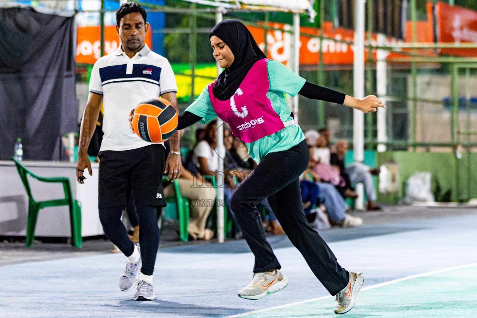 Day 5 of 23rd Netball Association Championship was held in Ekuveni Netball Court at Male', Maldives on Thursday, 2nd May 2024. Photos: Nausham Waheed / images.mv