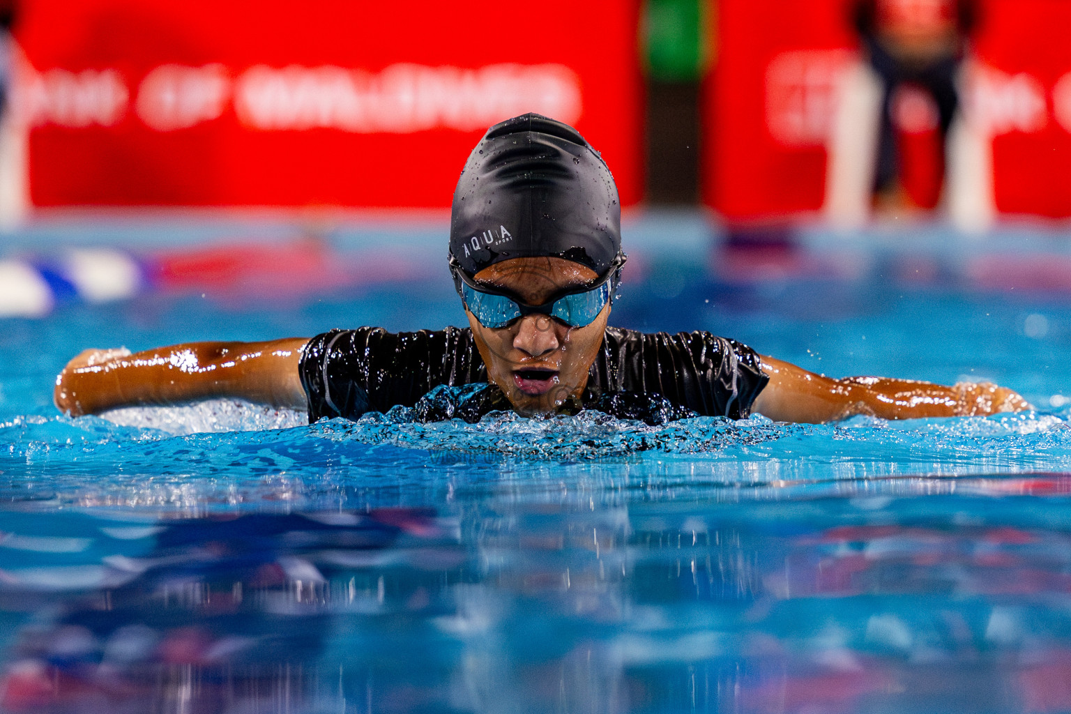 Day 2 of 20th Inter-school Swimming Competition 2024 held in Hulhumale', Maldives on Sunday, 13th October 2024. Photos: Nausham Waheed / images.mv