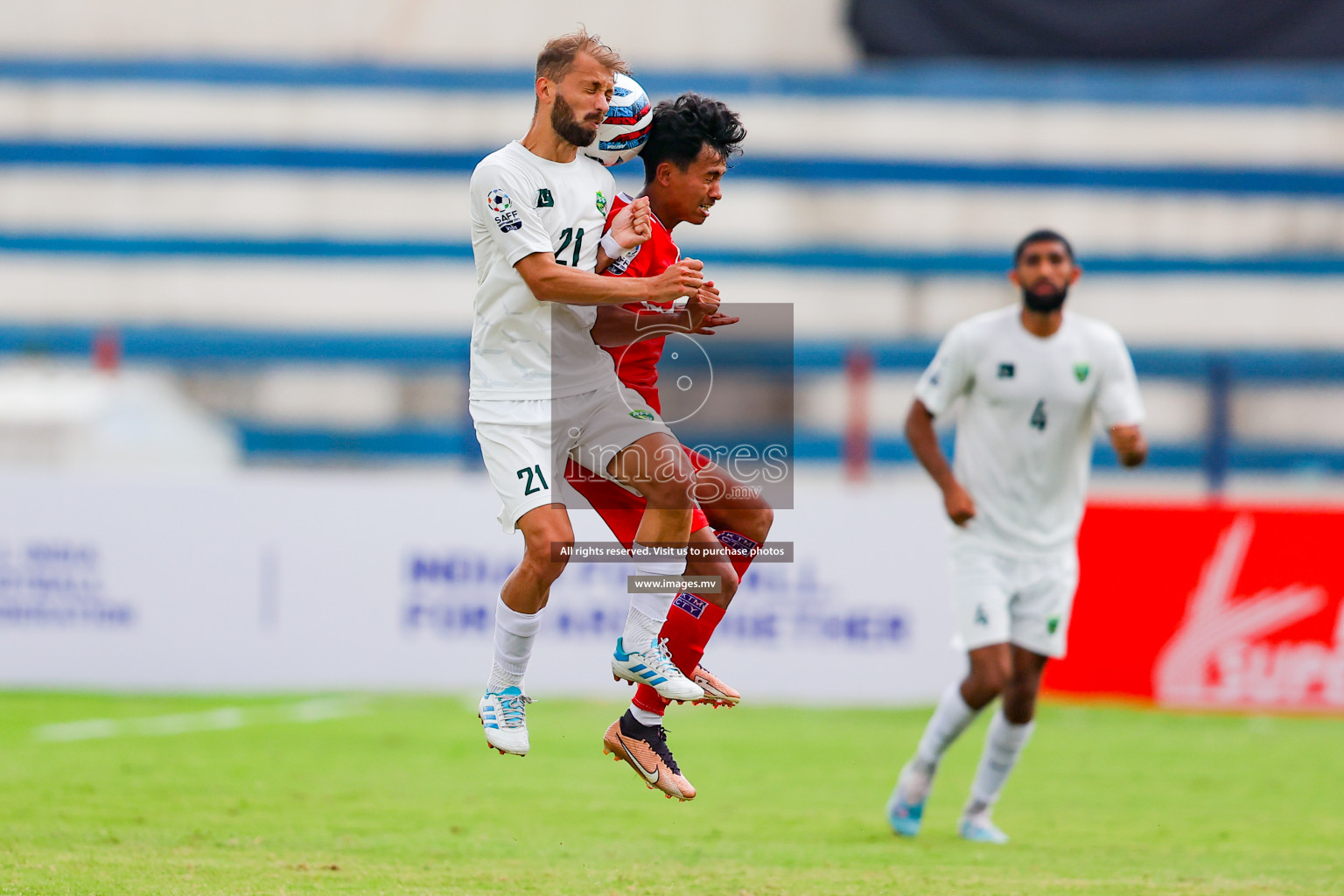 Nepal vs Pakistan in SAFF Championship 2023 held in Sree Kanteerava Stadium, Bengaluru, India, on Tuesday, 27th June 2023. Photos: Nausham Waheed, Hassan Simah / images.mv