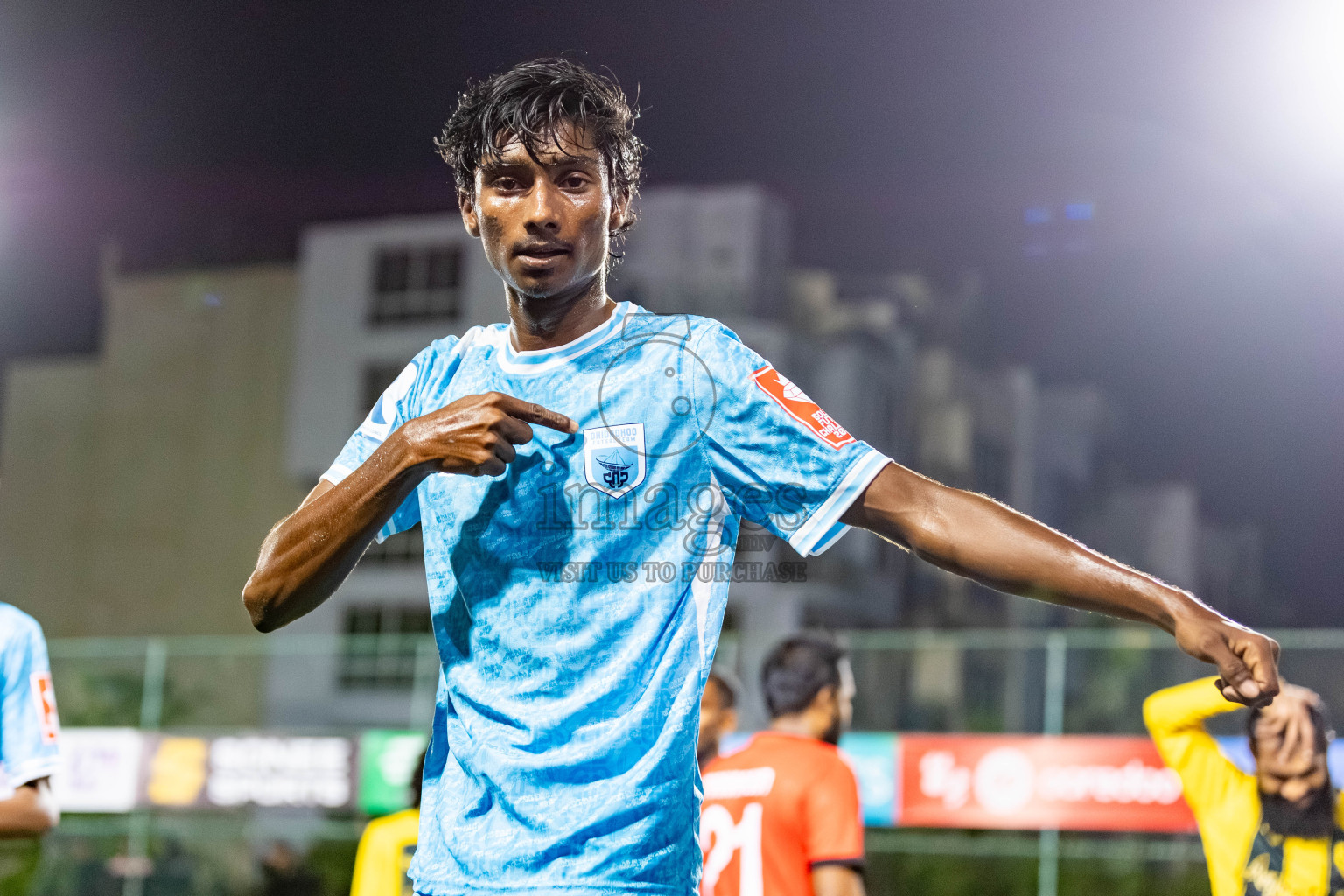 HA Dhidhdhoo vs HA Vashafaru in Day 5 of Golden Futsal Challenge 2025 on Thursday, 9th January 2025, in Hulhumale', Maldives 
Photos: Hassan Simah / images.mv