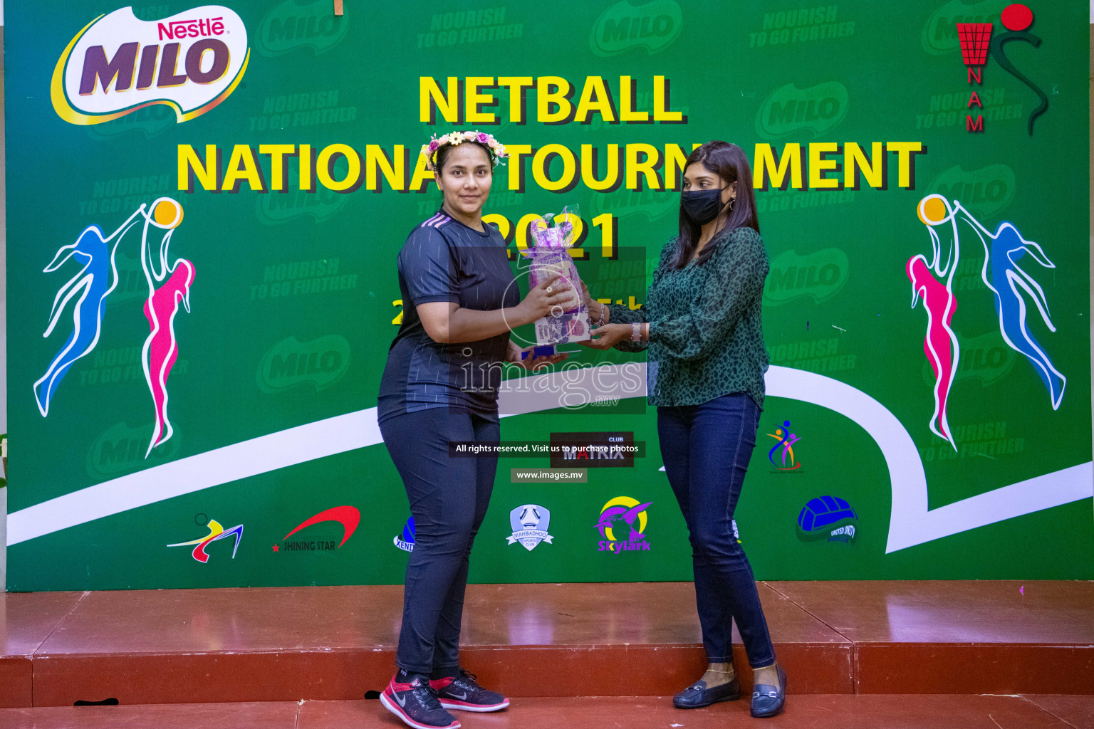 Kulhudhuffushi Youth & R.C vs Club Green Streets in the Finals of Milo National Netball Tournament 2021 (Women's) held on 5th December 2021 in Male', Maldives Photos: Ismail Thoriq / images.mv