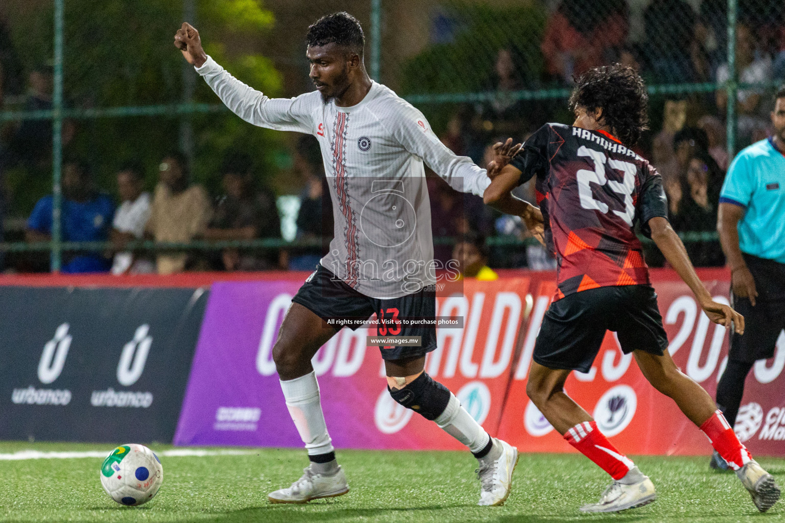 Aasandha vs Prisons RC in Club Maldives Cup 2023 held in Hulhumale, Maldives, on Monday, 17th July 2023 Photos: Nausham Waheed / images.mv