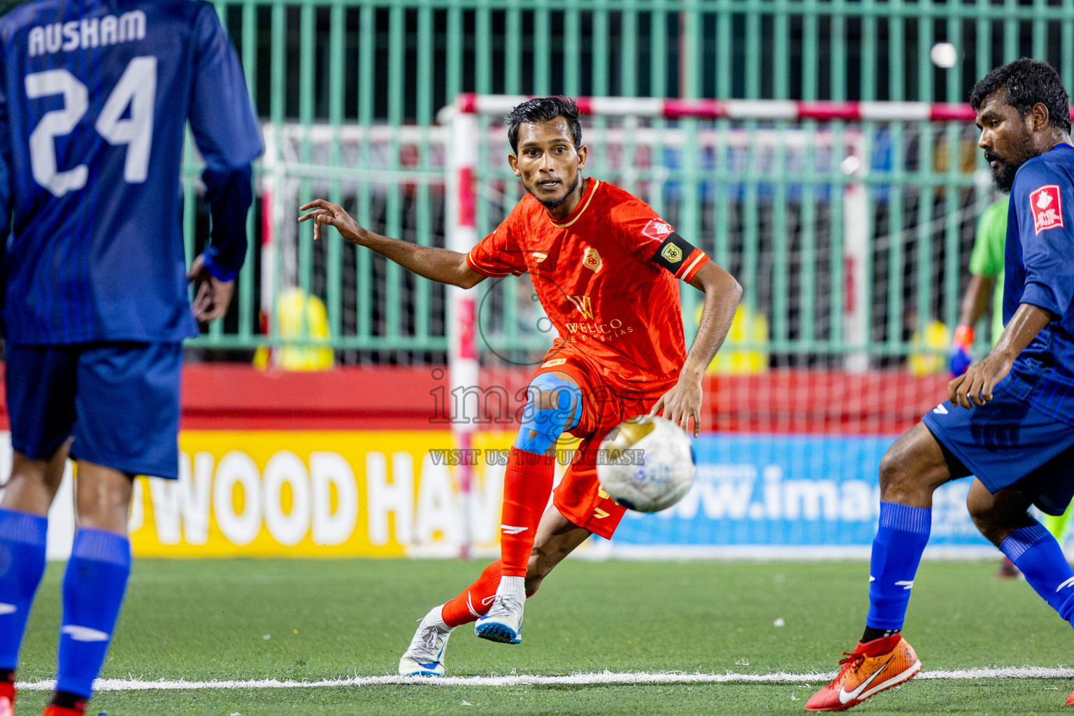 GA Villingili vs GA Dhevvadhoo in Zone round Day 28 of Golden Futsal Challenge 2025 was held on Saturday , 1st February 2025, in Hulhumale', Maldives. Photos: Nausham Waheed / images.mv
