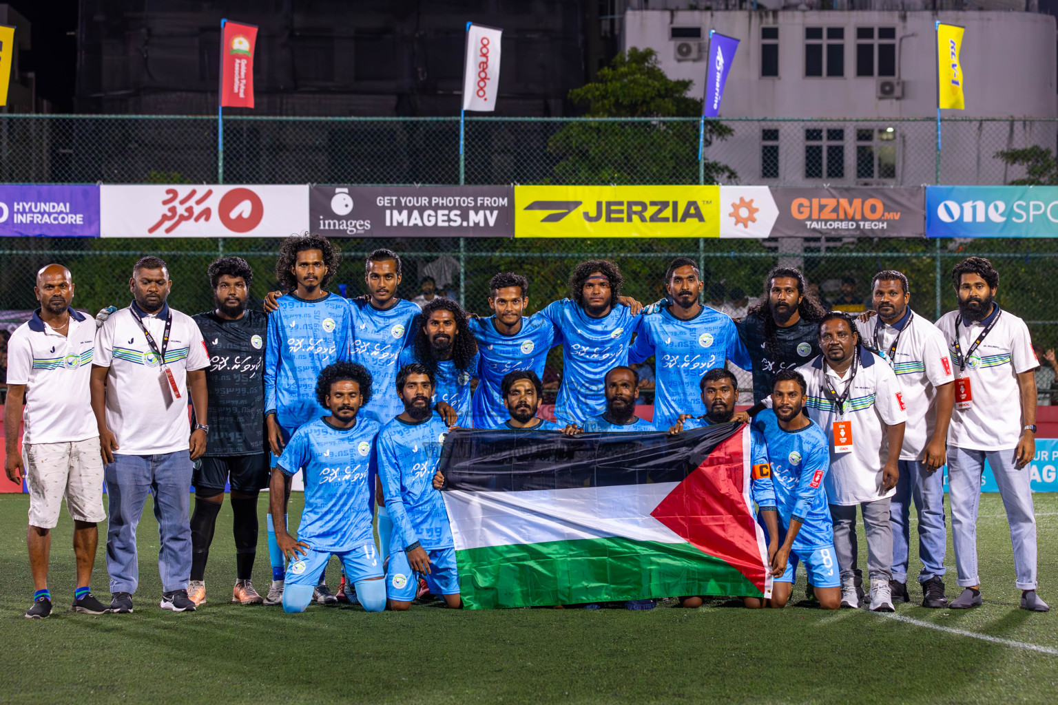 GA Villingili vs GA Kolamaafushi in Day 10 of Golden Futsal Challenge 2024 was held on Tuesday, 23rd January 2024, in Hulhumale', Maldives
Photos: Ismail Thoriq / images.mv