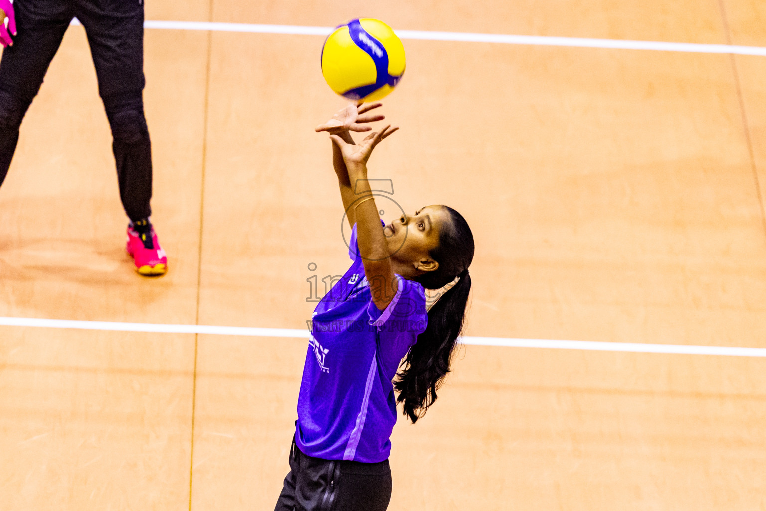 Semi Final of Women's Division of Milo VAM Cup 2024 held in Male', Maldives on Friday, 12th July 2024 at Social Center Indoor Hall Photos By: Nausham Waheed / images.mv