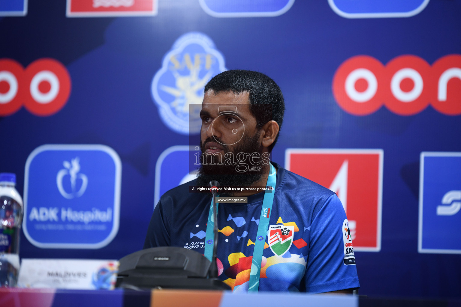 Match Day 3, Pre-match Press Conference of SAFF Championship 2021 held on 06th October 2021 at Galholhu National Stadium, Male', Maldives