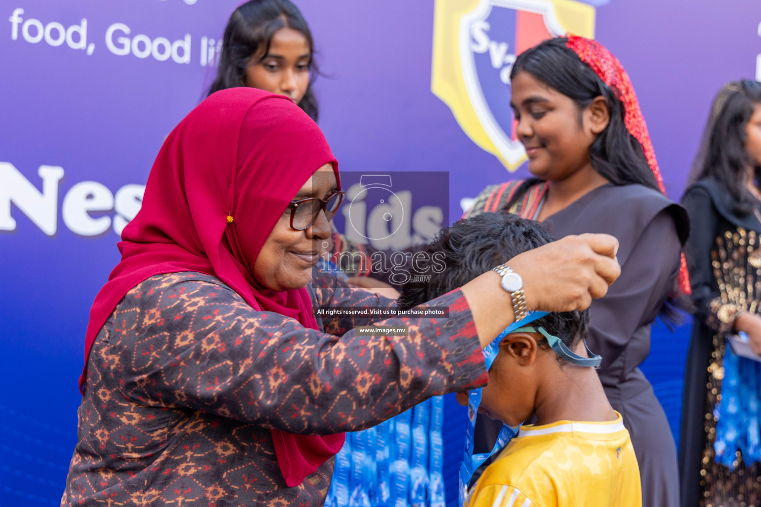 Day 4 of Nestle Kids Football Fiesta, held in Henveyru Football Stadium, Male', Maldives on Saturday, 14th October 2023
Photos: Ismail Thoriq / images.mv