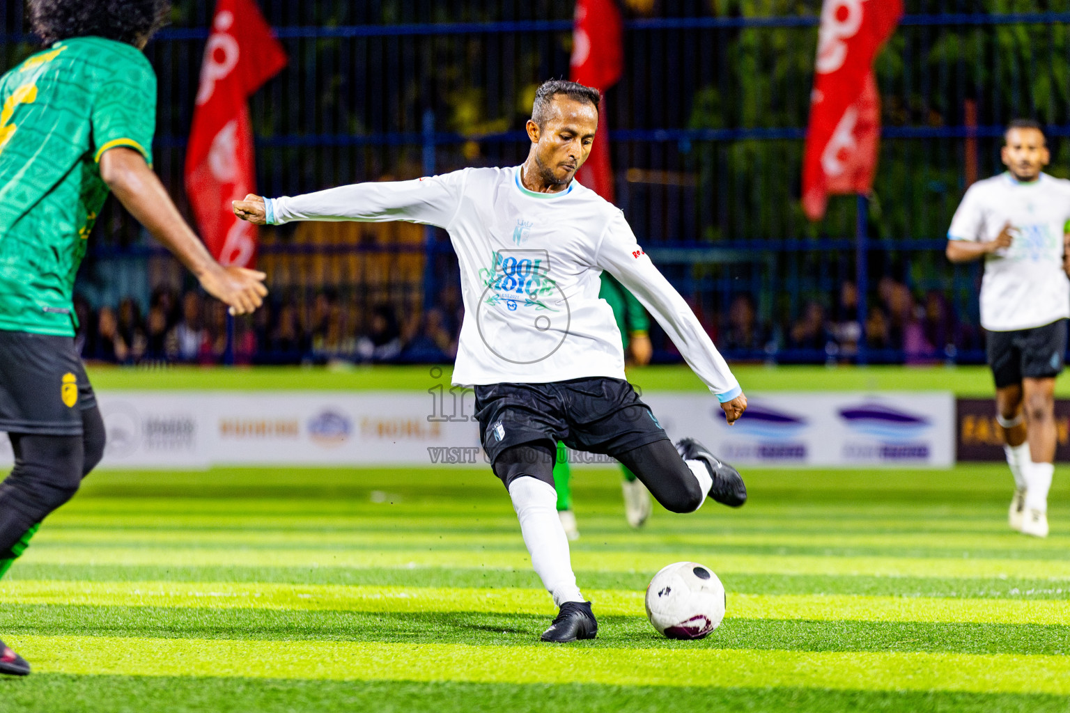 Muring FC vs Nala Brothers in Day 7 of Eydhafushi Futsal Cup 2024 was held on Sunday , 14th April 2024, in B Eydhafushi, Maldives Photos: Nausham Waheed / images.mv