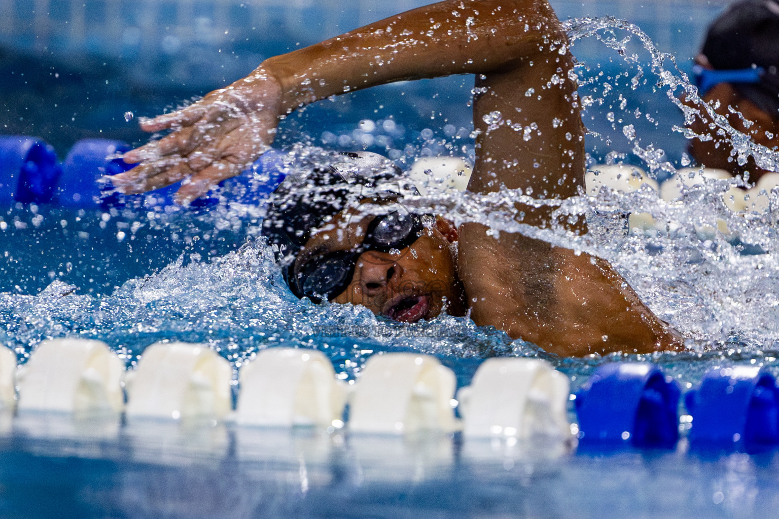 Day 2 of 20th Inter-school Swimming Competition 2024 held in Hulhumale', Maldives on Sunday, 13th October 2024. Photos: Nausham Waheed / images.mv