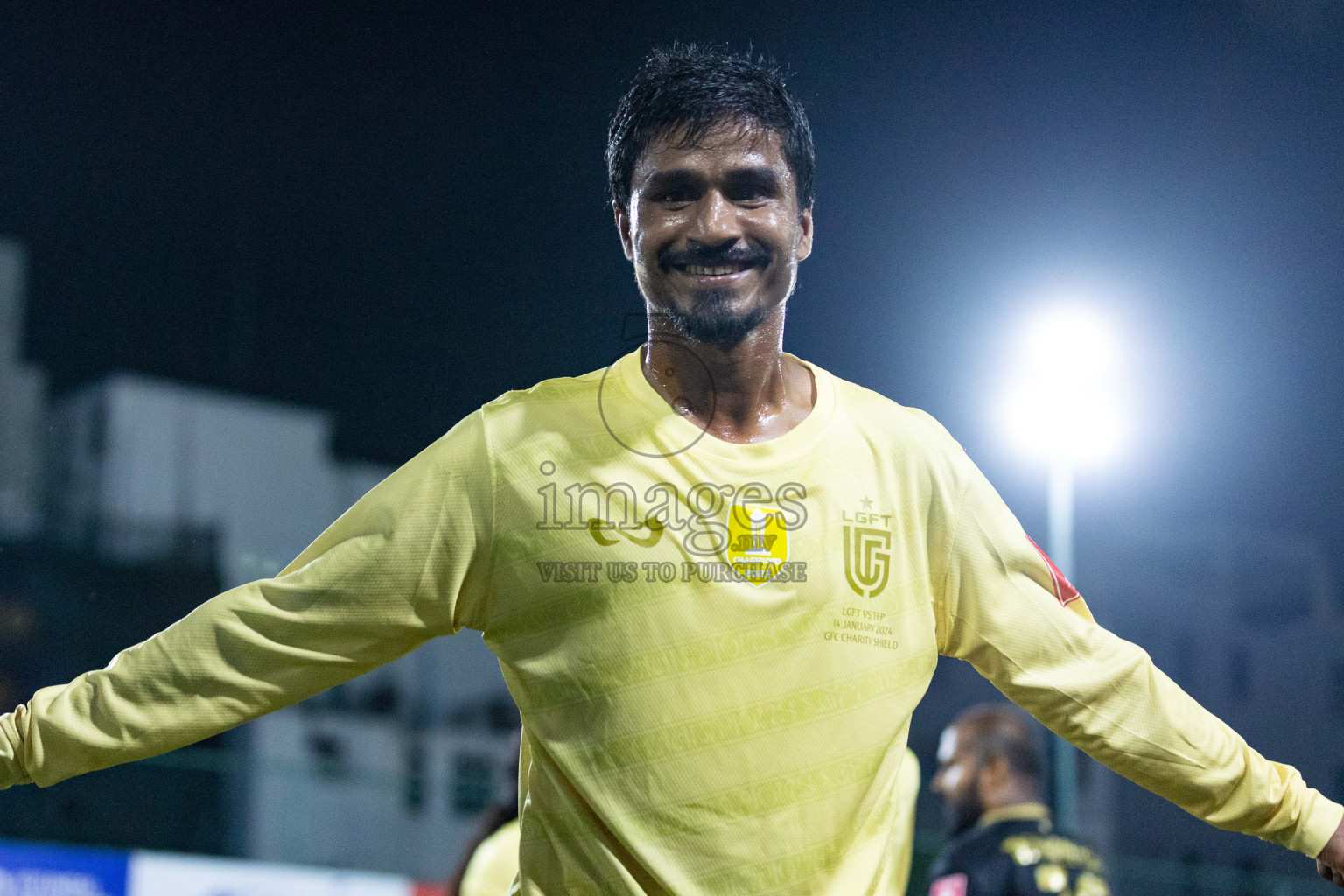 Opening of Golden Futsal Challenge 2024 with Charity Shield Match between L.Gan vs Th. Thimarafushi was held on Sunday, 14th January 2024, in Hulhumale', Maldives Photos: Nausham Waheed / images.mv