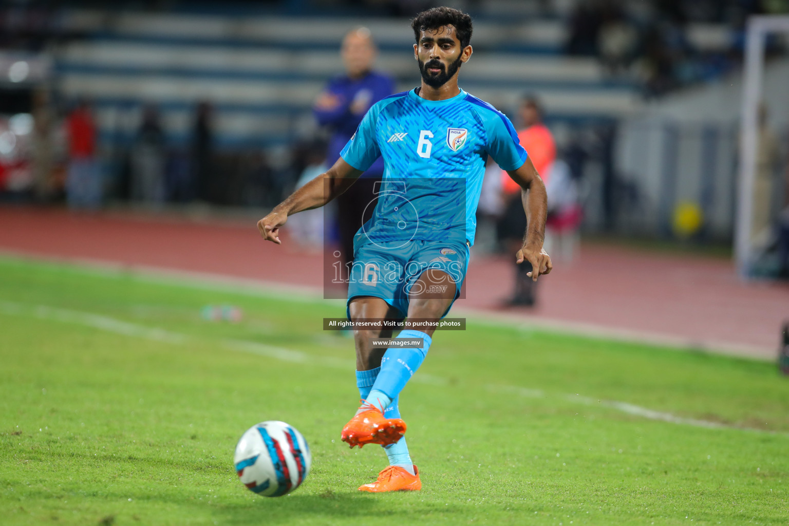 India vs Kuwait in SAFF Championship 2023 held in Sree Kanteerava Stadium, Bengaluru, India, on Tuesday, 27th June 2023. Photos: Nausham Waheed, Hassan Simah / images.mv